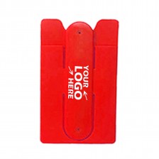 2 in 1 Silicone Phone Wallet with Stand